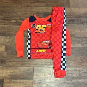 Disney Red Cars Pajama Set for Kids